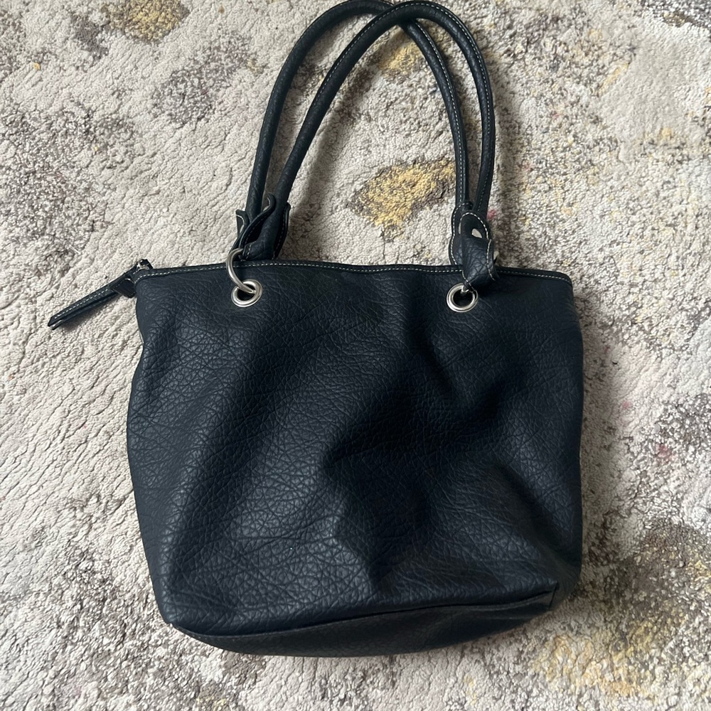 Rosetti Black And Gray Patchwork Shoulder Bag - image 2